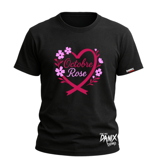 Tshirt OCTOBRE ROSE (COEUR) [DANIX CENSORED]